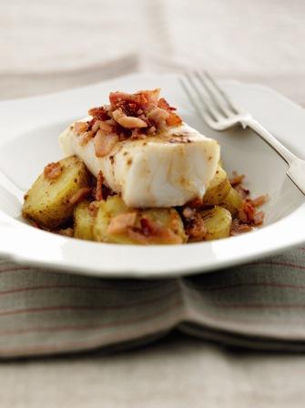 Pan Fried Pollock, Bacon Crushed Potatoes & Lime Jus - Fishbox