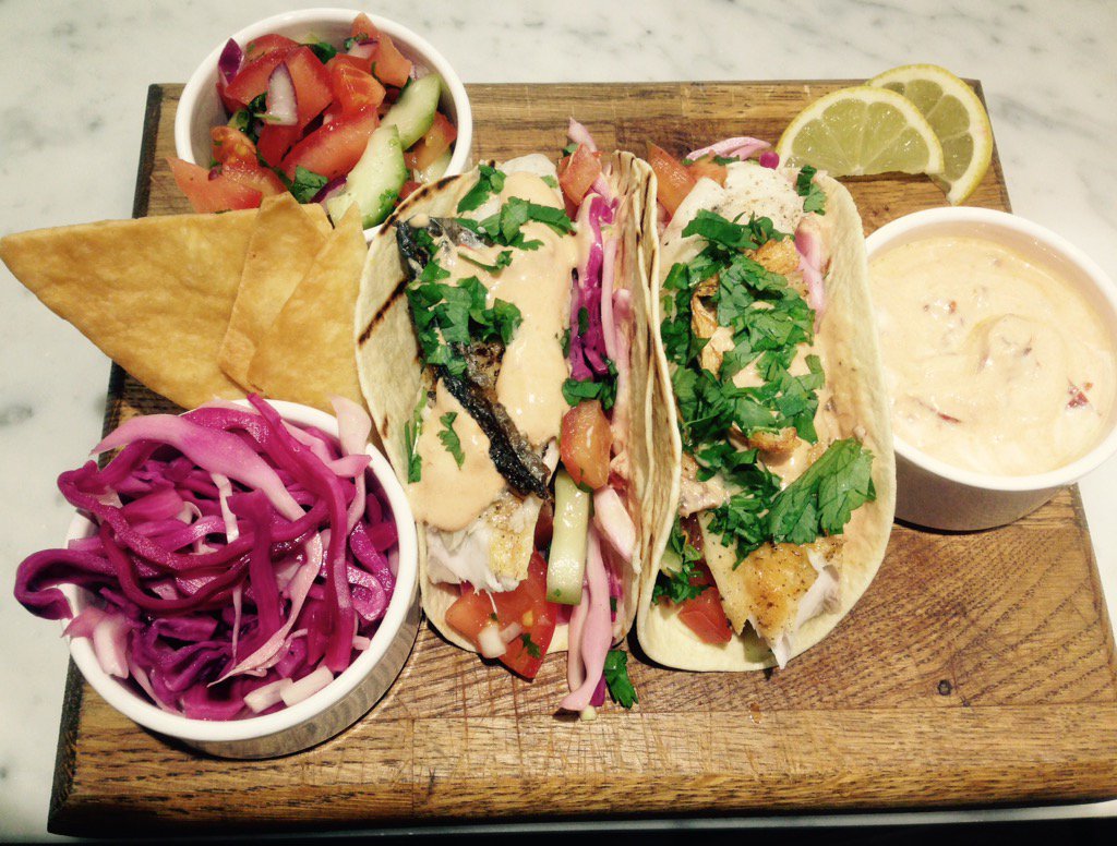 Fish Tacos with Crispy Skin