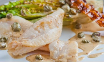 John Dory with Baby Gem Lettuce and Smoked Garlic Dressing- Fishbox