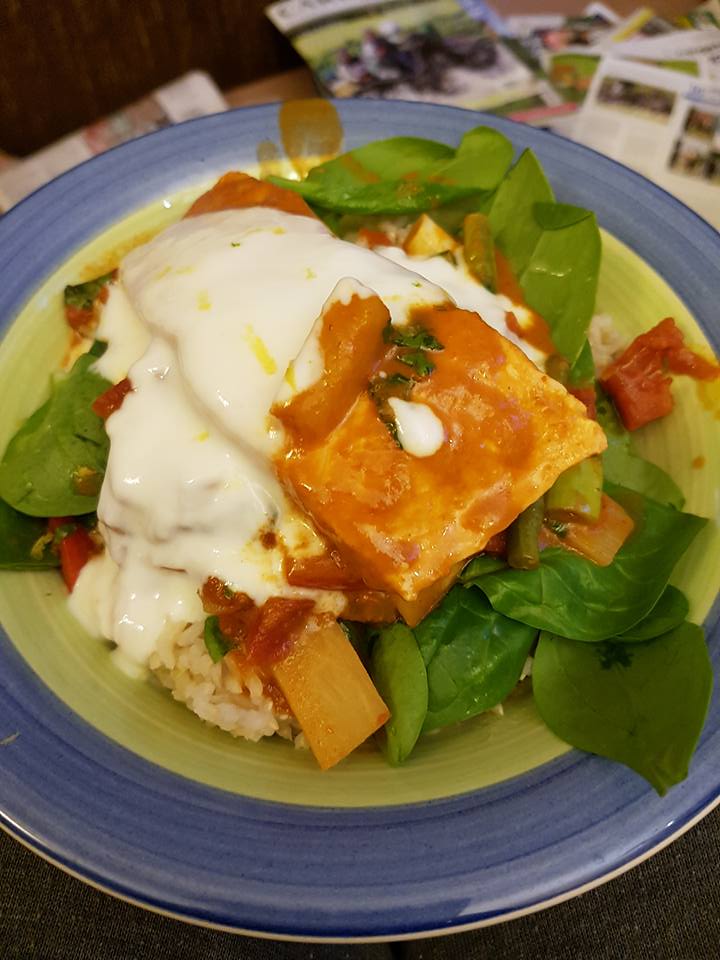 Salmon Thai Red Curry