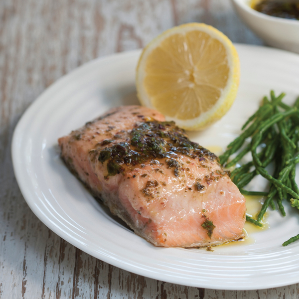 Simple Salmon with Shony Seaweed