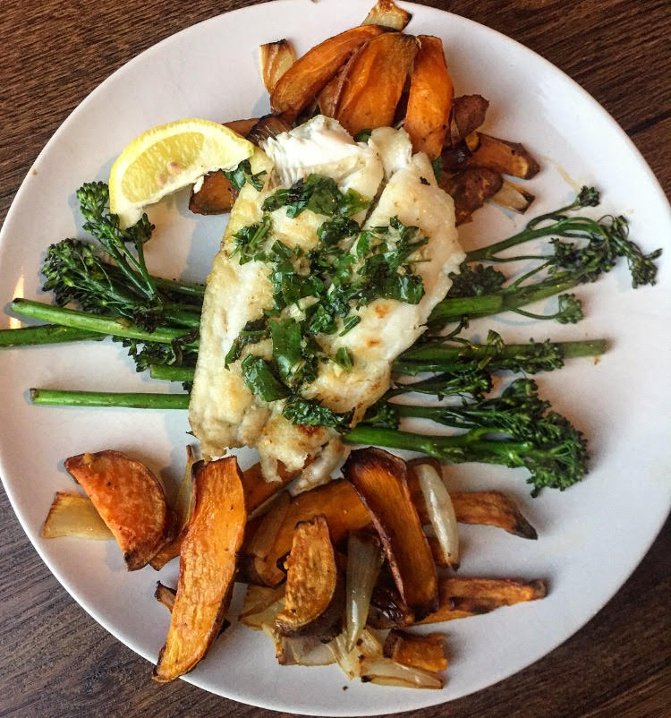 Lemon, Garlic and Parsley Lemon Sole