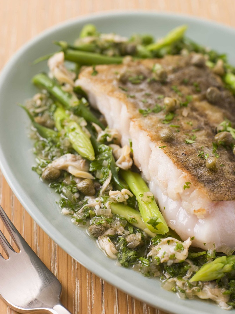 Brill and Green Pea Salsa
