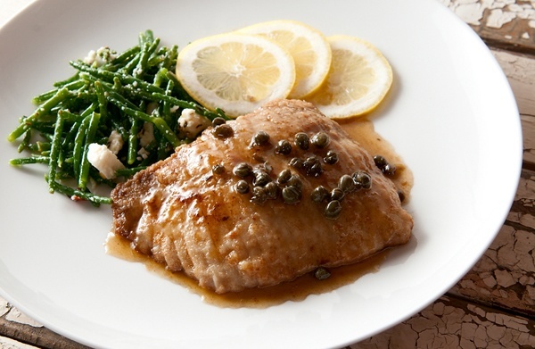 Skate Wings in Black Butter & Caper Sauce