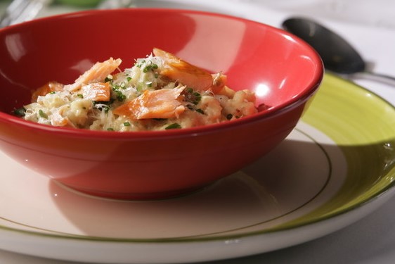 Crab and Trout Risotto