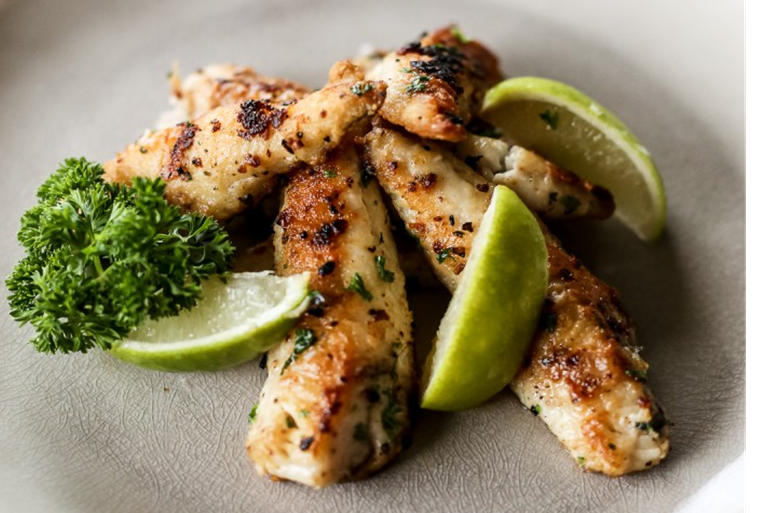 Lime and Garlic Gurnard  Fillets