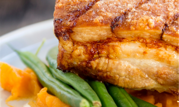 Roasted Tikka Gurnard With Cucumber Raita