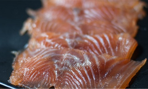 Sloe Gin Cured Salmon